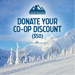 Donate your co-op member discount