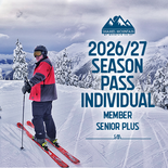Individual Season Pass - Member, Sr+