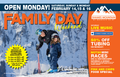Tubing - Coop Member (Family Day Special)